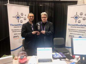 Threatmodeler booth at the RSA conference