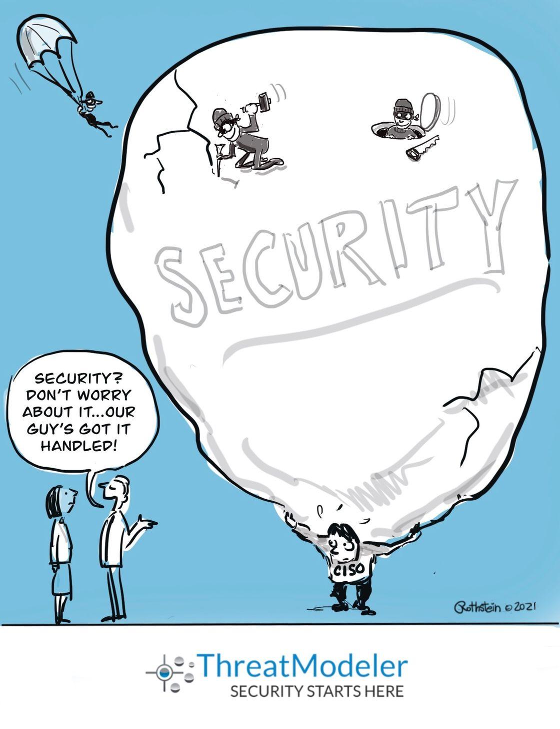 Cartoon about security